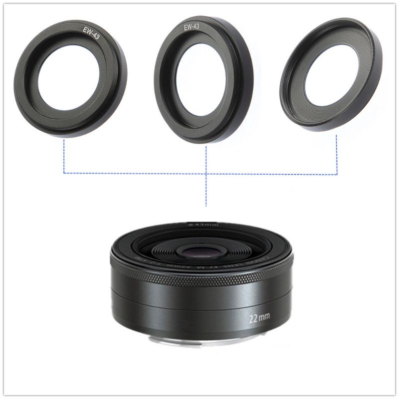 Loa Che Nắng Cho Máy Ảnh 40mm f 2 8 STM EW-43 Đen