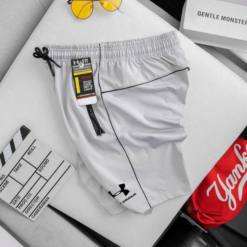 Quần short nam thể thao Kenstore Q01 chất liệu thun lạnh thể thao co giãn bốn chiều, hoạt động thể thao, chạy bộ, vận độ