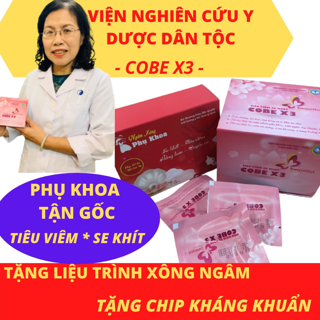 [Viện Nghiên Cứu Y Dược Dân Tộc]- Vệ Sinh Phụ Nữ COBEX3 - Khỏi Hẳn Sau Nửa Liệu Trình