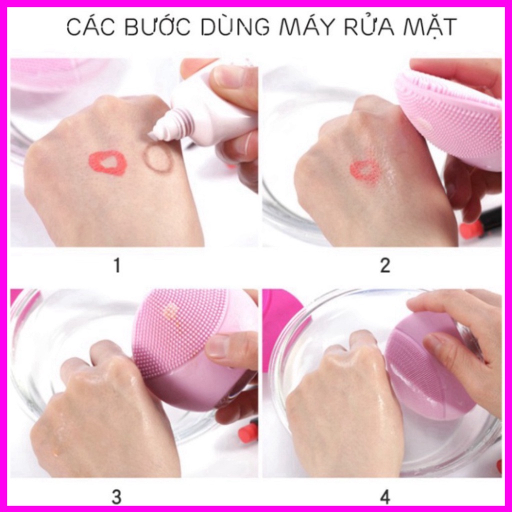 Máy Rửa Mặt Foreo Massage Bằng Sóng Âm - Máy Rửa Mặt Foreo Silicon Chống Nước