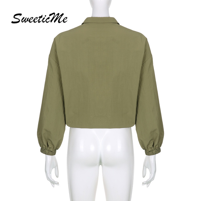 Áo Khoác Cardigan Tay Dài Cổ Tròn Màu Trơn Phối Khóa Kéo Thời Trang 2022 Cho Nữ