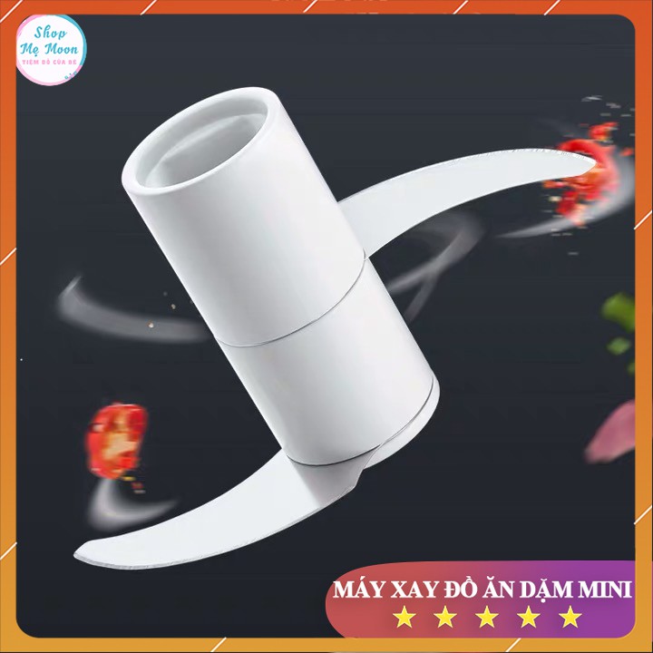 Máy Xay Đồ Ăn Dặm Cho Bé Mini Tiện Lợi