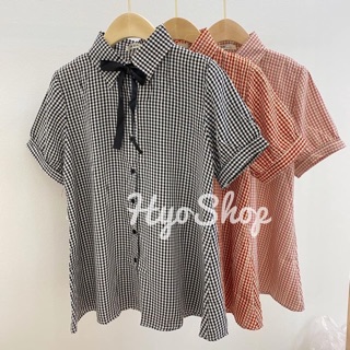 Áo sơ mi bầu cộc tay hè 𝐀𝐁𝟎𝟖