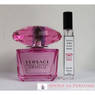 [Mẫu thử] Nước hoa Nữ Versace BRIGHT CRYSTAL ABSOLU
