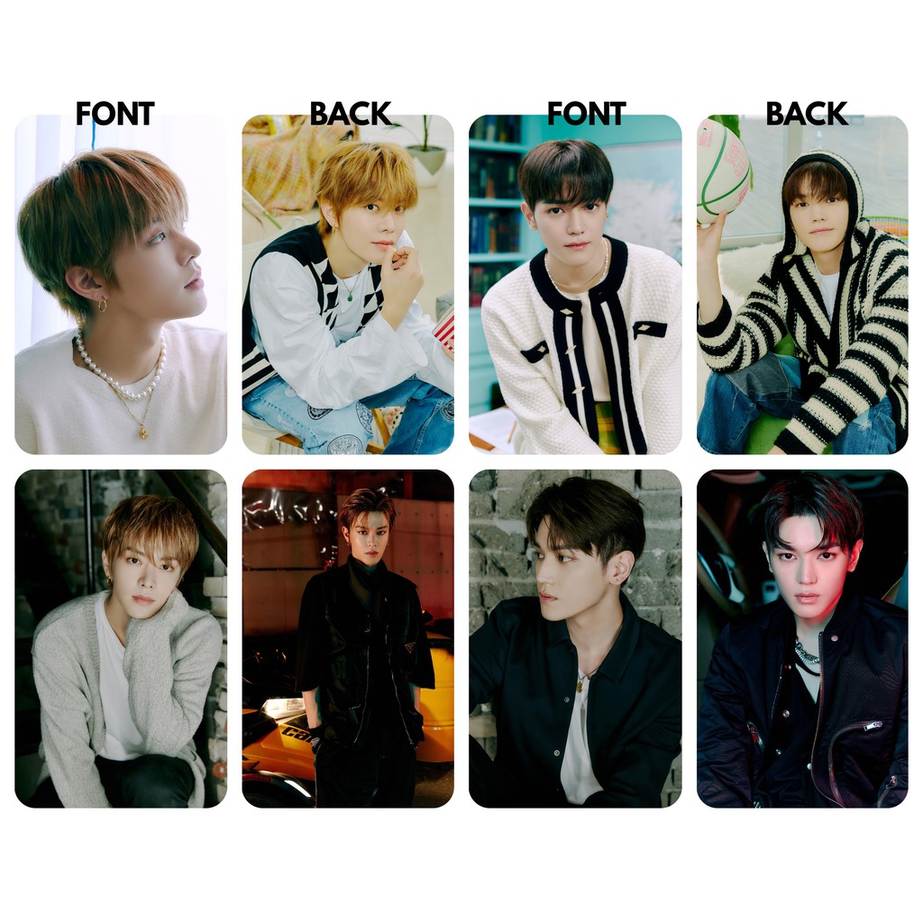 Set 20 card thẻ nhựa NCT 127 - Sticker bo góc in 2 mặt