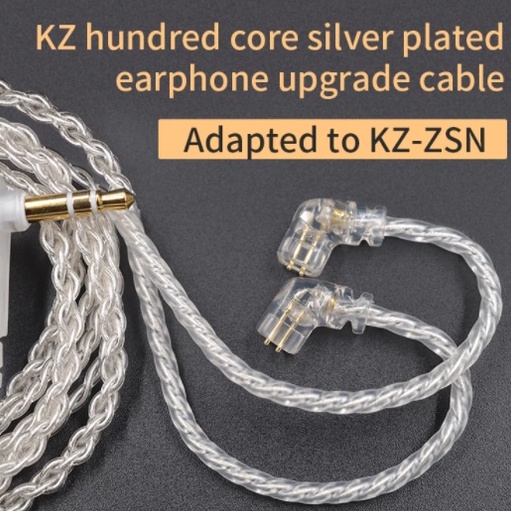 Dây Cáp KZ ZSN PRO 3.5mm 2Pin 0.75mm Cho CCA C12 KZ ZST / ZS10 / ZSX / ZSN PRO X