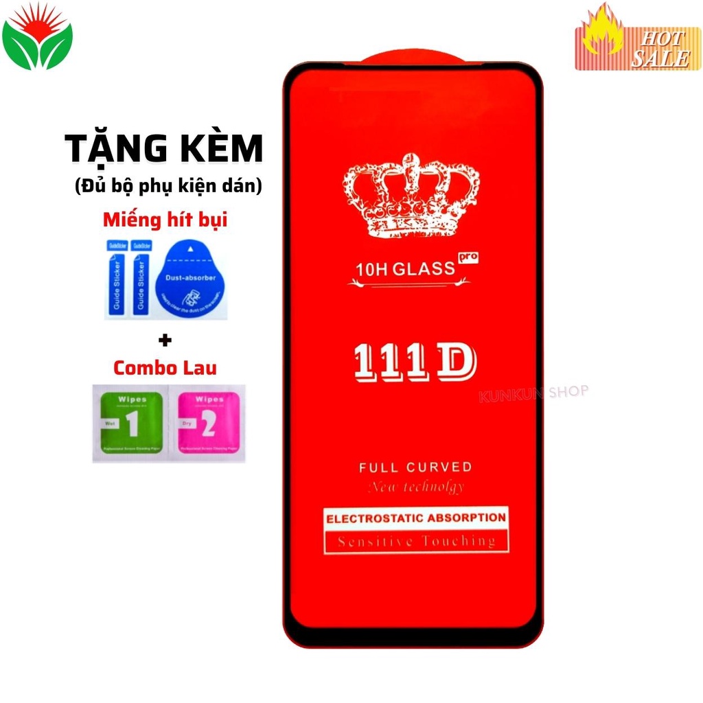 Kính cường lực samsung A21s - Dán Full màn hình 111D - Độ cứng 10H - Độ trong suốt điện thoại cực cao