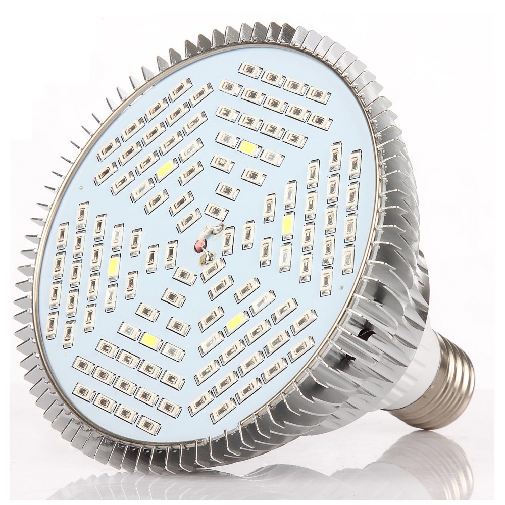 Đèn trồng cây, trồng rau trong nhà, Led grow lights 50W-E27, Đèn quang hợp cho cây