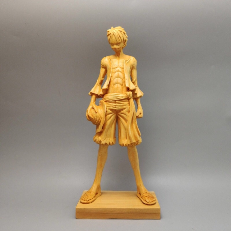 Tượng gỗ: Mũ Rơm Luffy