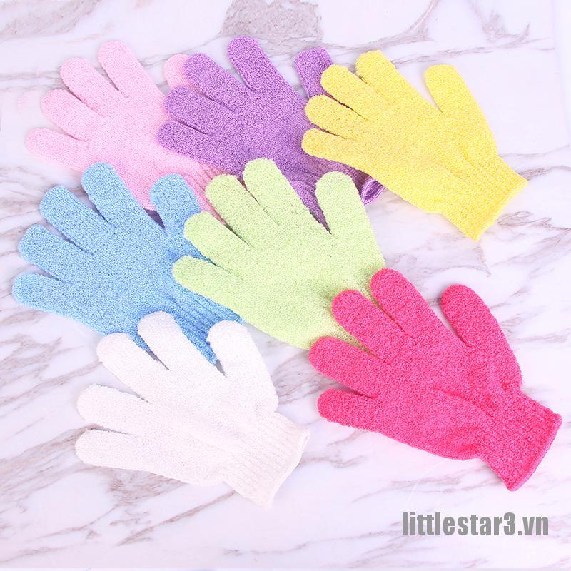 Găng Tay Sợi Massage Tẩy Tế Bào Chết Khi