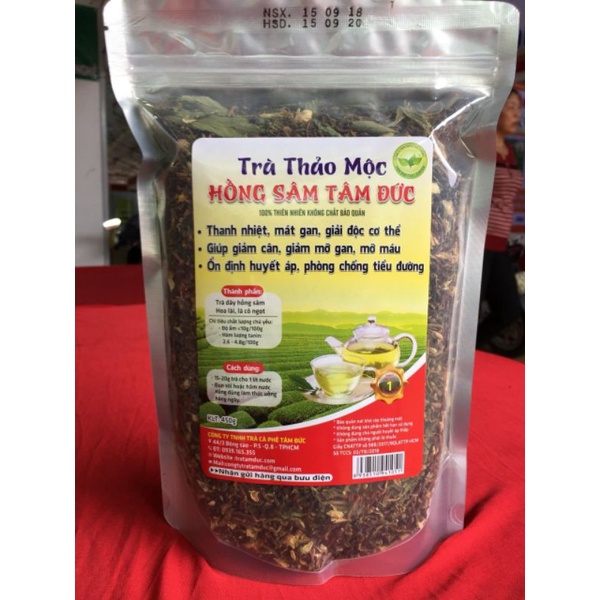 Combo 10 gói trà thảo mộc hồng sâm Tâm Đức ( Mua 10 sp là chỉ chọn sl là 1 nha các bạn )