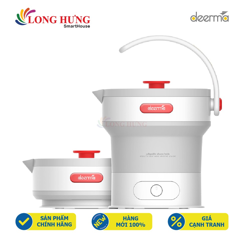 Bình đun siêu tốc Deerma 0.6 lít DEM-DH306 - Hàng nhập khẩu