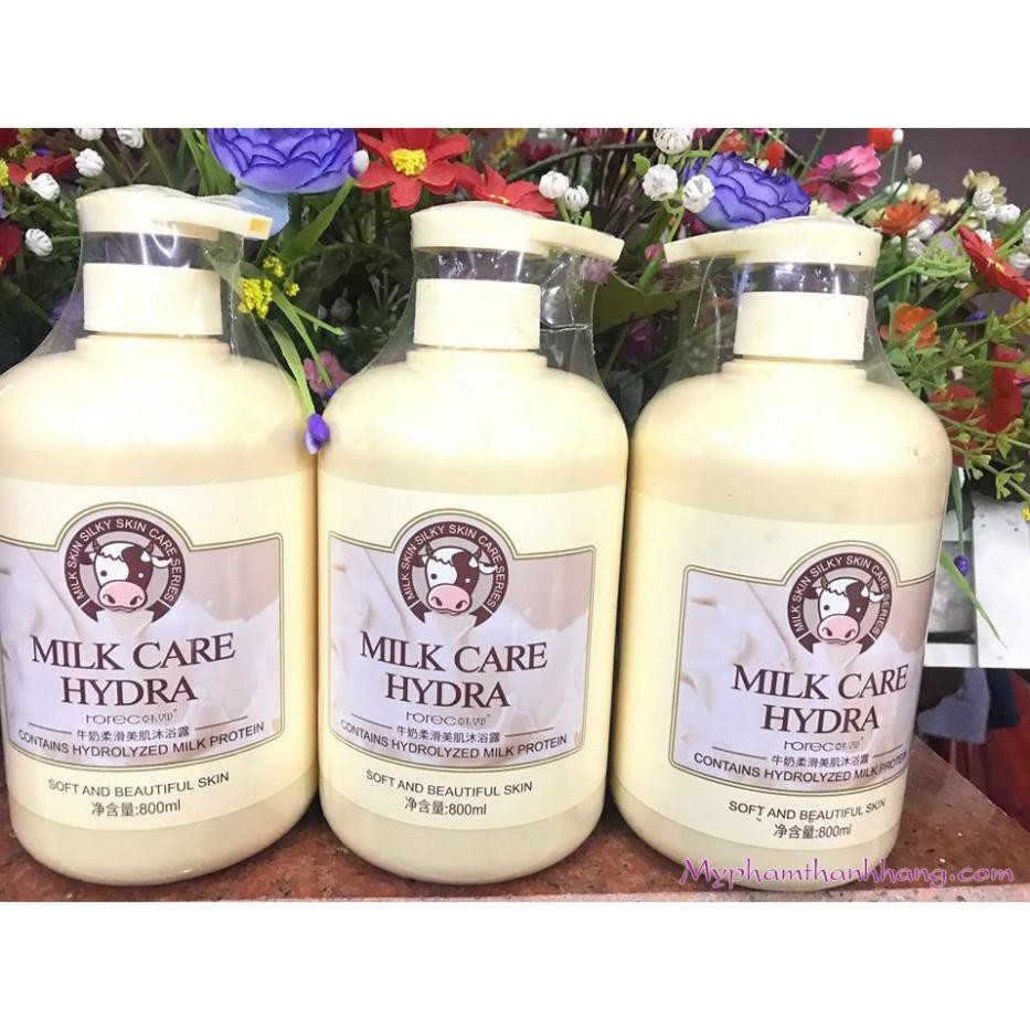 Sữa tắm BÒ MILK CARE HYDRA 800ml