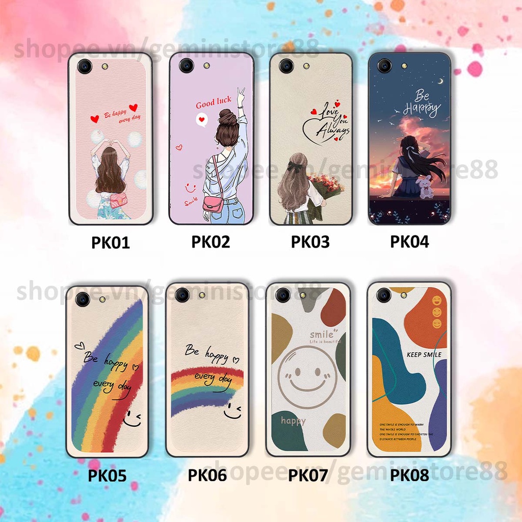 Ốp Oppo F1s / F3 / F3 Lite / F3 Plus in hình cô gái be happy trẻ trung cá tính năng động