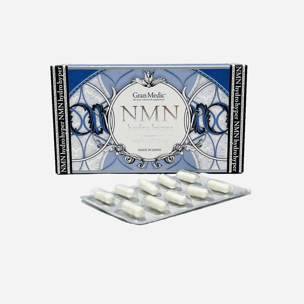 Viên uống tăng cường đề kháng và làm đẹp da Nmn 12000 Hydro Hyper Nhật bản hộp 80 viên- Út store