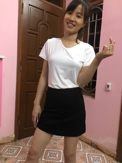 CHÂN VÁY CHỮ A Kèm Quần