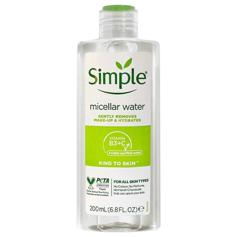 (Mẫu mới) Nước Tẩy Trang Simple Kind To Skin Micellar Cleansing Water