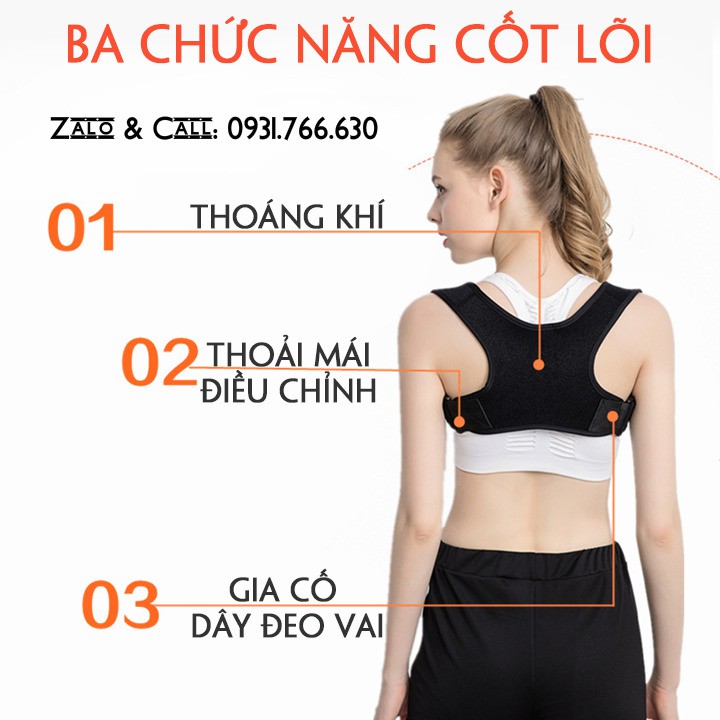 Dây đai chống gù lưng - Đai trị gù lưng