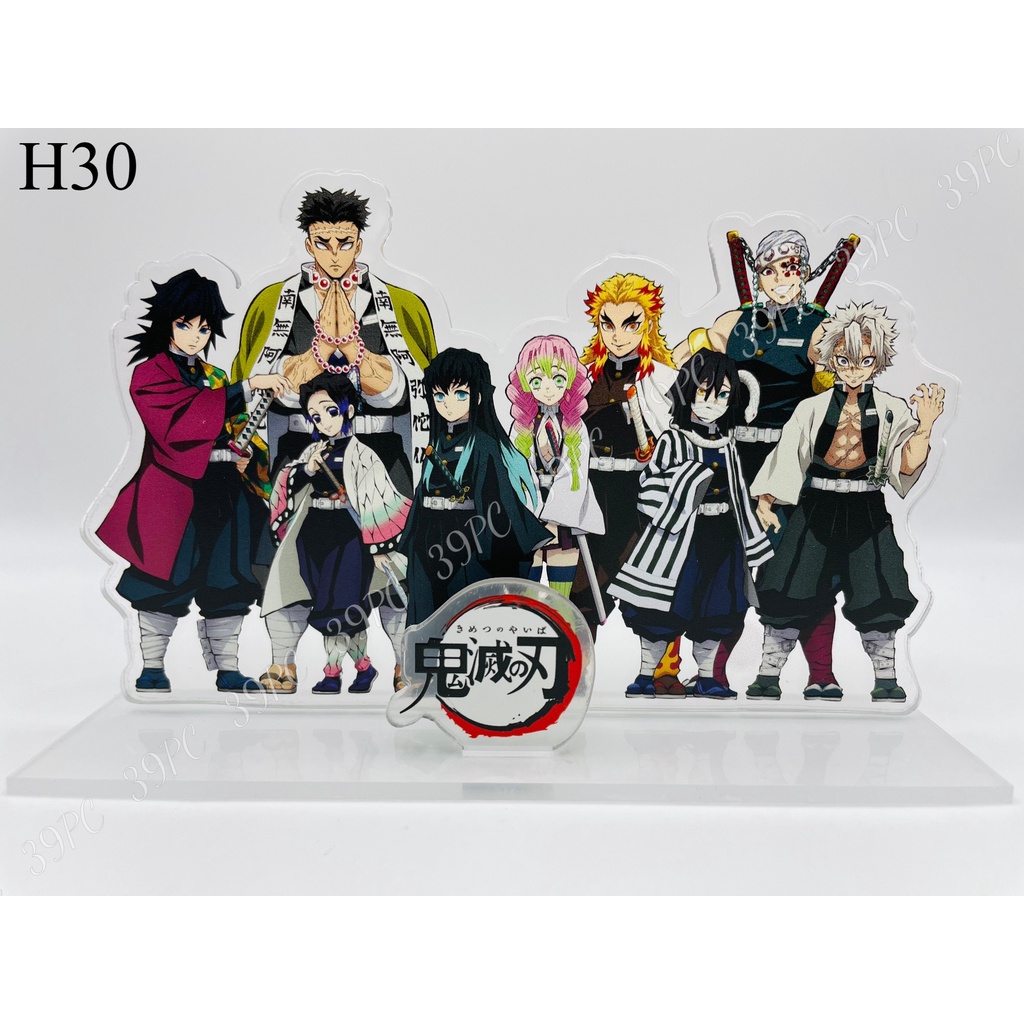 [39PC] Mô Hình Standee  Acrylic Kimetsu no Yaiba – Thanh Gươm Diệt Quỷ - Demon Slayer