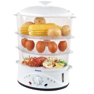 Nồi hấp điện 3 tầng Braburg B3L