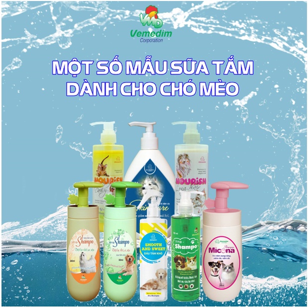 Vemedim Docalyte bột pha nước uống bổ sung cấp tốc các ion điện giải, glucose và glycine, bù nước cho chó mèo, gói 6.8g