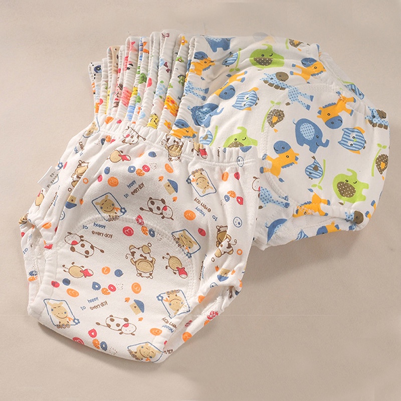 Tã Quần Cotton 6 Lớp Thoáng Khí Không Thấm Nước Có Thể Tái Sử Dụng Mẫu Mới 2023
