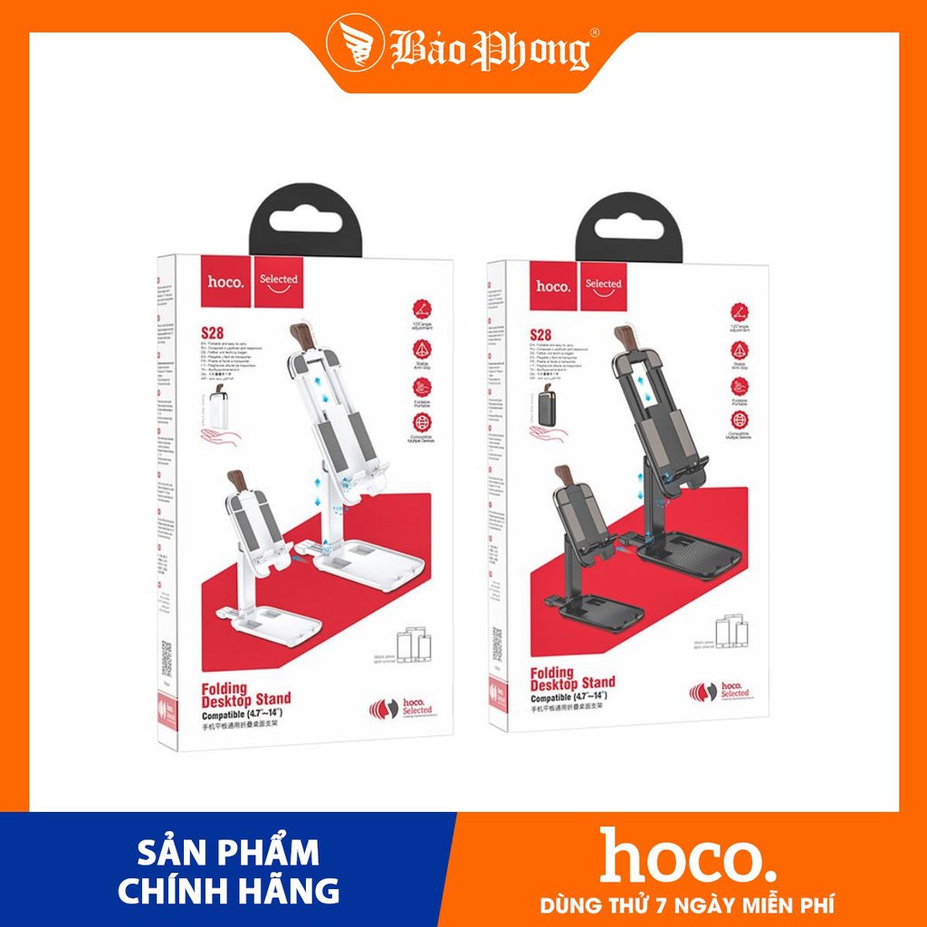 Giá đỡ điện thoại HOCO S28 để bàn dành cho văn phòng gia đình iphone ipad mini samsung huawei oppo máy tính bảng