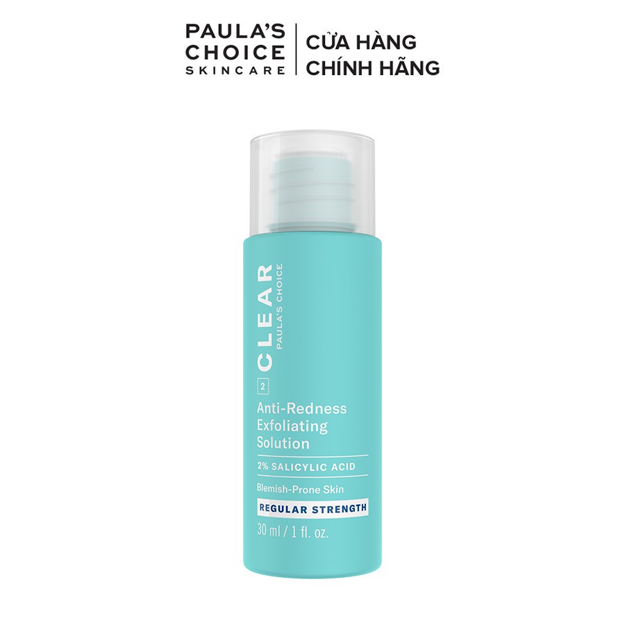 Dung dịch tẩy da chết ngừa mụn giảm sưng đỏ Paula's Choice CLEAR REGULAR STRENGTH WITH 2% SALICYLIC ACID 30 ml 6206