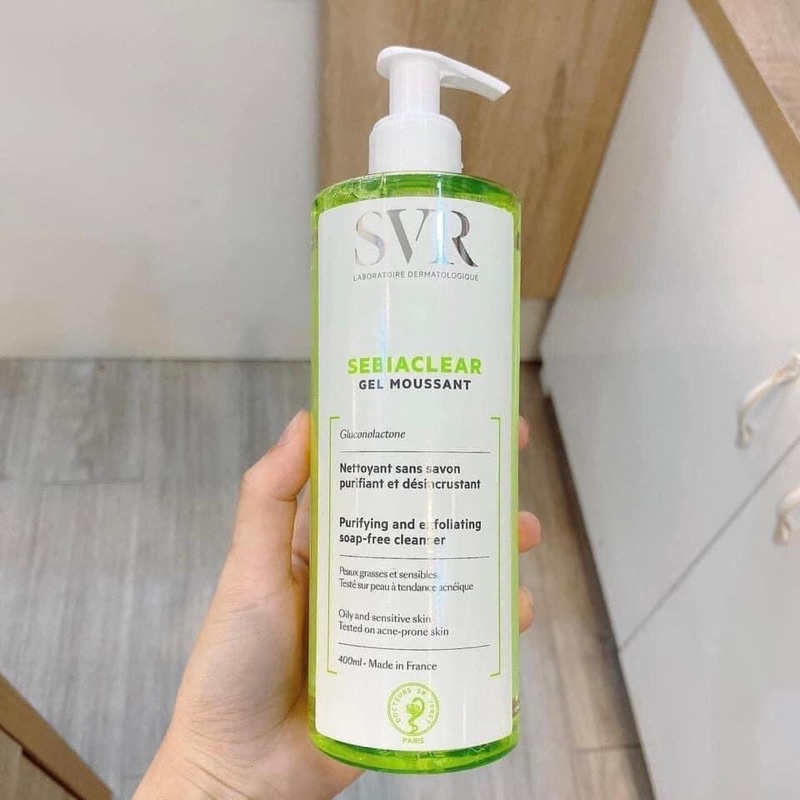 SỮA RỬA MẶT SVR SEBICLEAR GEL MOUSSANT 400ml
