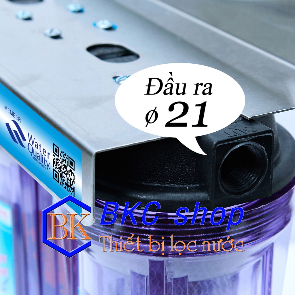 Bộ lọc nước sinh hoạt 3 cấp lọc 10 inch
