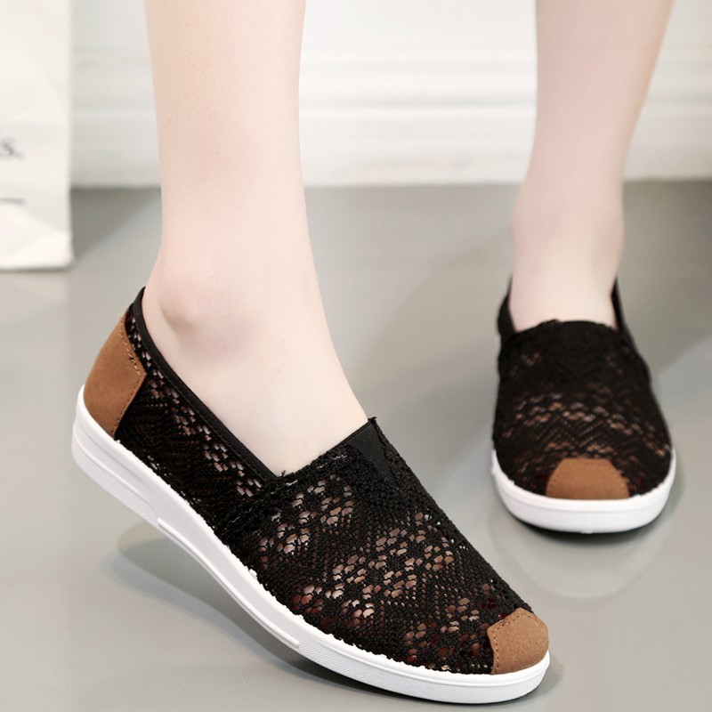 【Quảng Châu Big Size】 Giầy quảng châu bata ren lưới