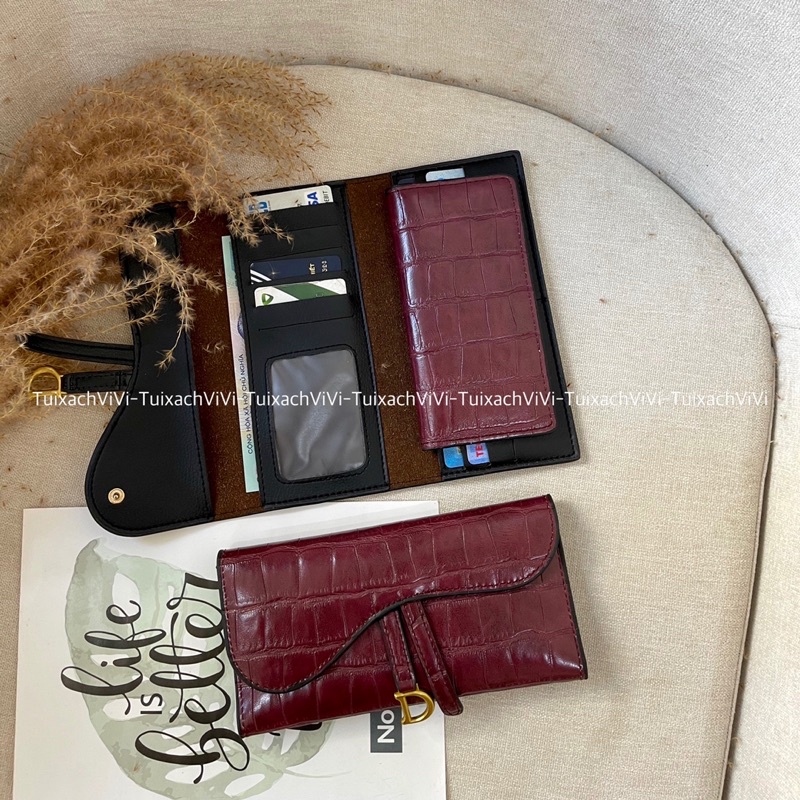 Ví Nữ Dáng Ngắn, Dáng Dài Cầm Tay, Ví Thẻ Card  - 3 Kiểu dáng Hiện Đại Nhiều Ngăn Phong Cách Hàn Quốc