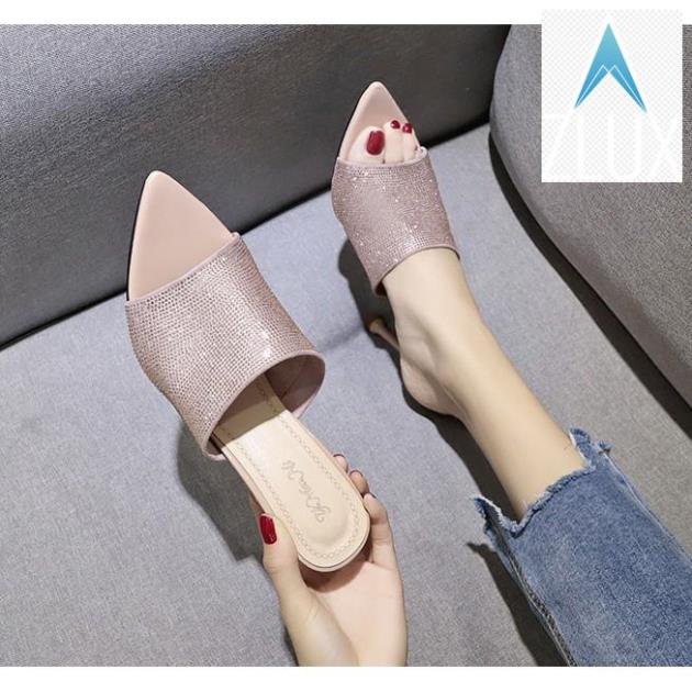 🌺 A136 Hở Mũi Nhọn / Giầy Cao Gót Đế Nhọn / Giầy cao Gót Hàn Quốc