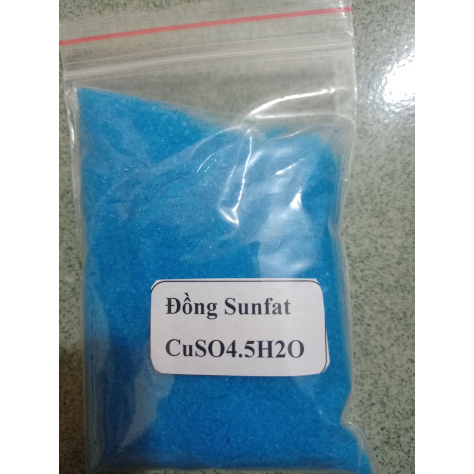 100 gam Đồng Sunfat CuSO4.5H2O tạo màu tinh thể