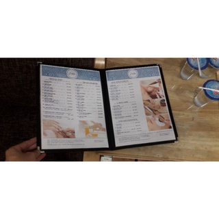 Bìa menu 10 trang A4