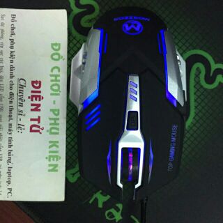 Chuột game LED Morzzor MZ-17 cao cấp (tặng thảm lót chuột)