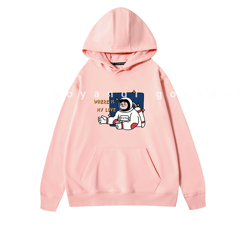 Áo Hoodie GYG Unisex Where is the love Form Rộng Oversize Phong Cách Hàn Quốc