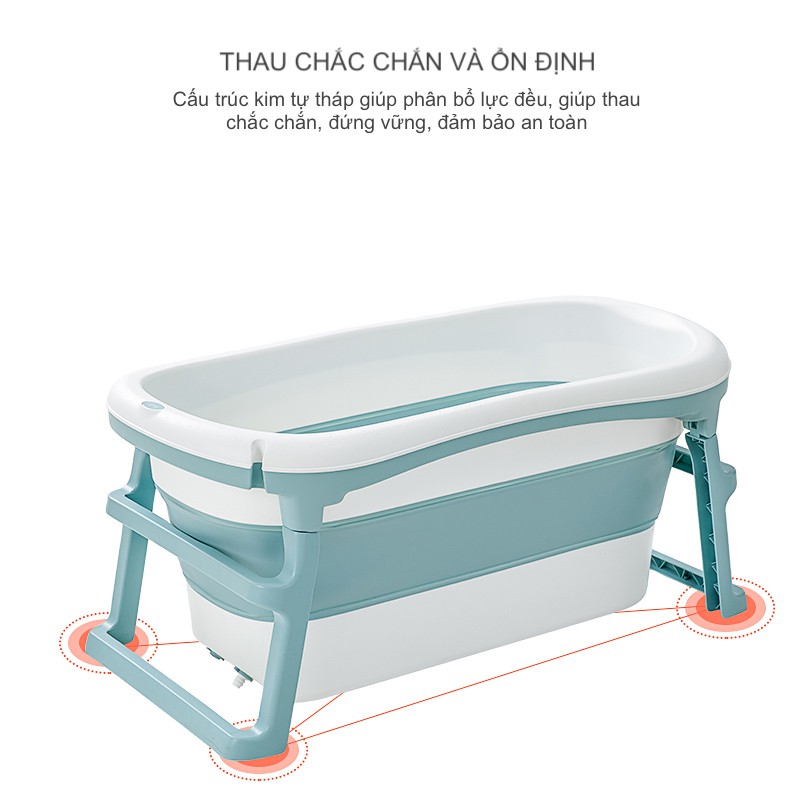 THAU TẮM GẤP GỌN ĐA NĂNG CHO CẢ GIA ĐÌNH