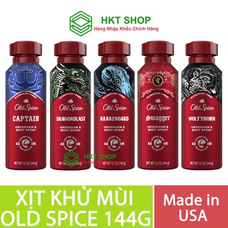 Xịt Old Spice khử mùi toàn thân - HKT Shop