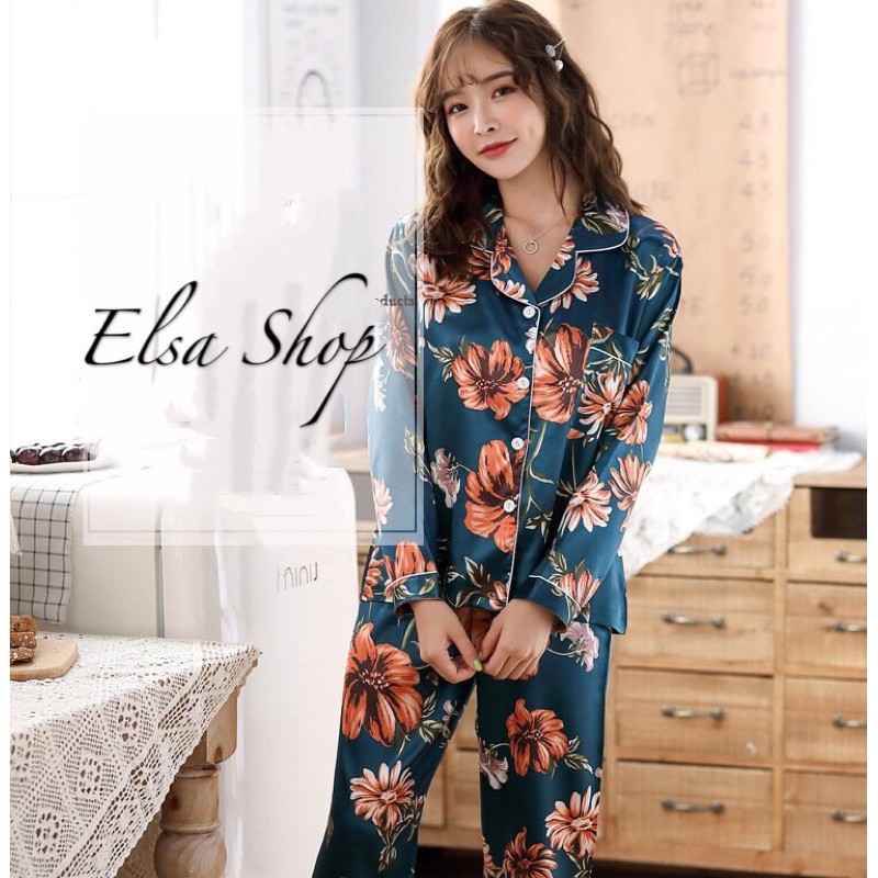 [Xả Kho 3 Ngày] ☘️Bộ lụa mặc nhà☘️Đồ Ngủ Pijama Lụa Satin Phi Lụa - Elsa | BigBuy360 - bigbuy360.vn