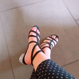 (FULL BOX) SANDAL GÓT ĐÁ BẠC
