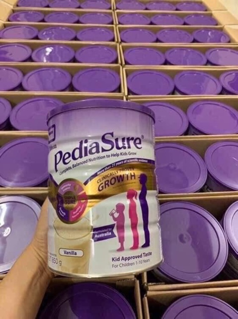 Sữa Pediasure nắp tím Úc hộp 850g