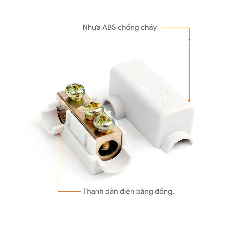 Cầu nối dây điện chữ T 2.5-16mm2 T16