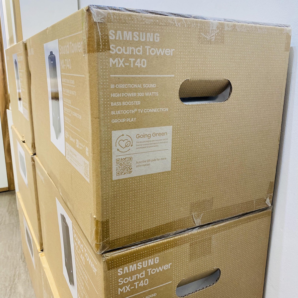 Loa tháp Samsung MX-T40/XV công suất 300w trang bị đèn LED DJ - Hàng Fullbox chính hãng bảo hành 12 tháng trọn gói