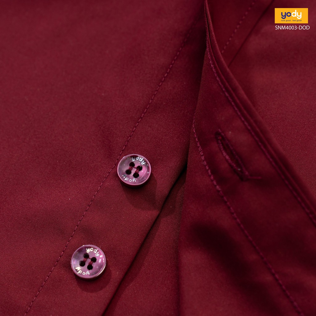 Áo sơ mi nam tay ngắn classic YODY kiểu dáng thanh lịch, không nhăn, thân thiện với môi trường - SNM4003 | BigBuy360 - bigbuy360.vn