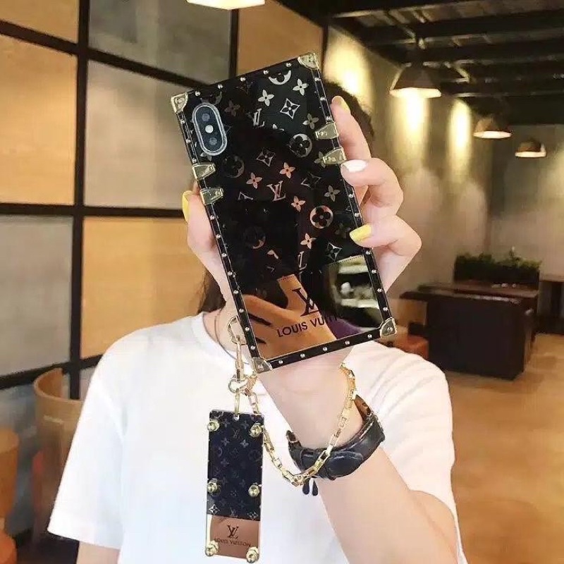 Ốp vuông tráng gương lvv fullbox ip 6 - 11 Promax / Samsung F7 F1S F9