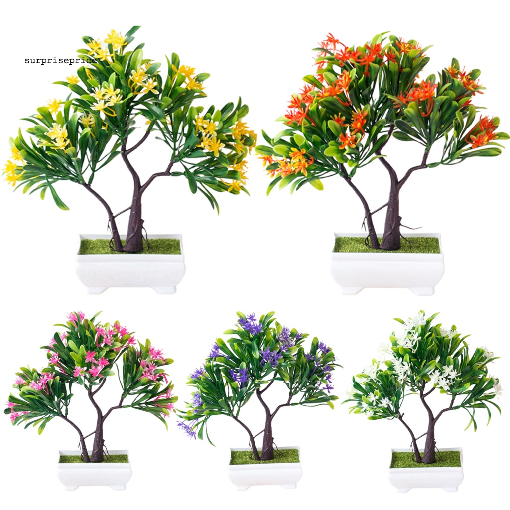 Chậu Hoa Giả Chống Tia UV Trang Trí Nhà Cửa