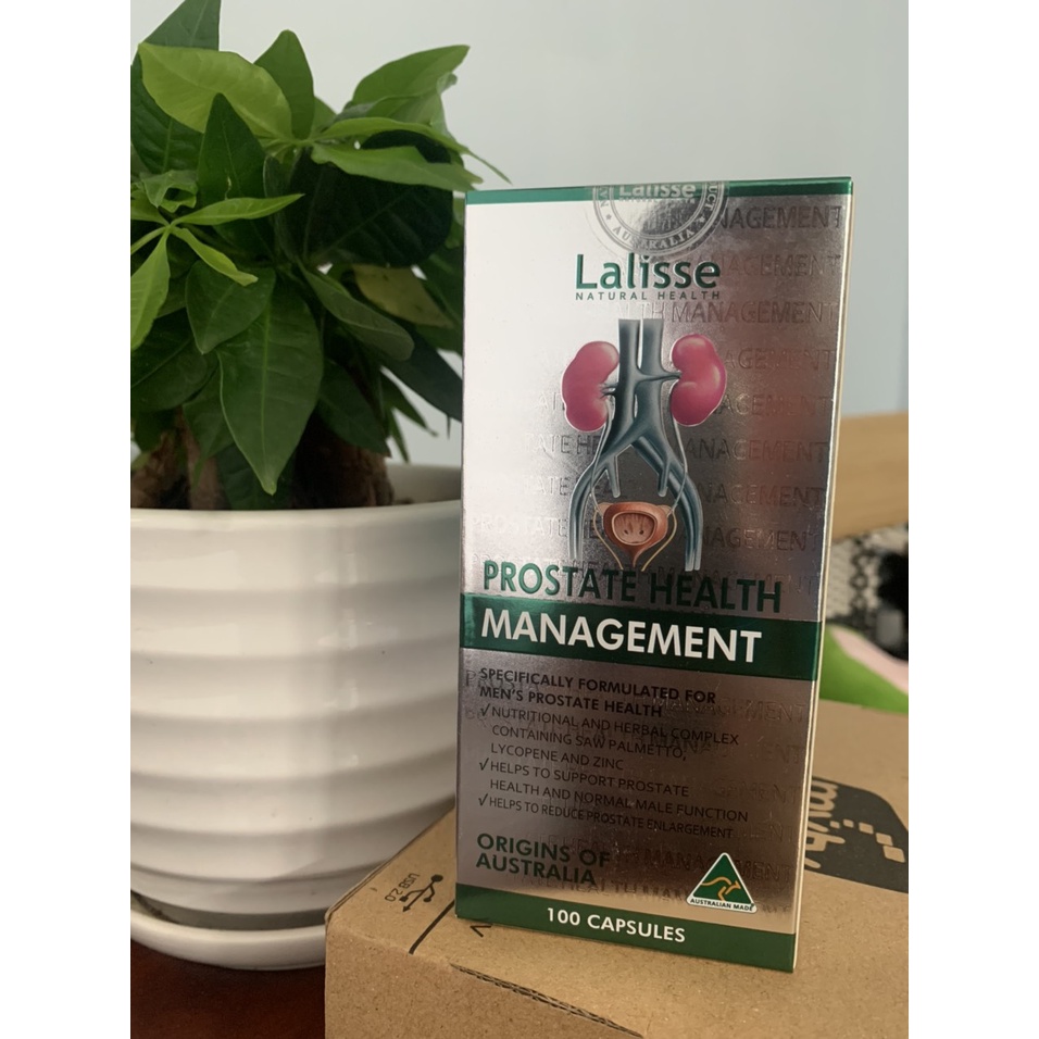 Viên uống hỗ trợ chức năng tuyến tiền liệt Lalisse Prostate Management của Úc 100 viên