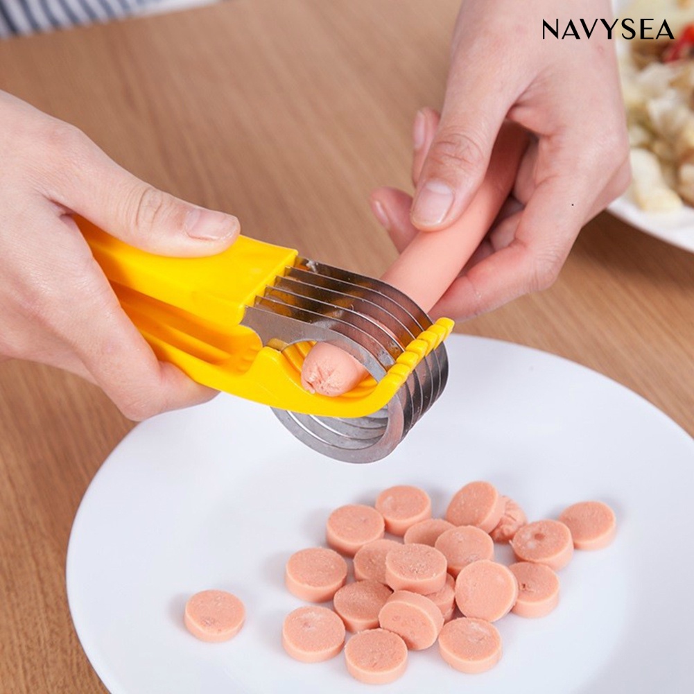 Dụng cụ cắt lát chuối/ dưa leo tiện lợi nhanh chóng cho nhà bếp