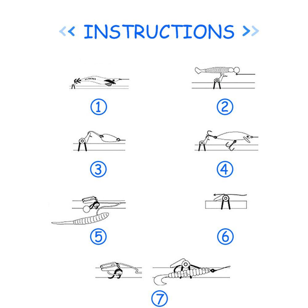Set 10 giá giữ lưỡi câu cần câu cá an toàn nhỏ gọn chuyên dụng tiện lợi